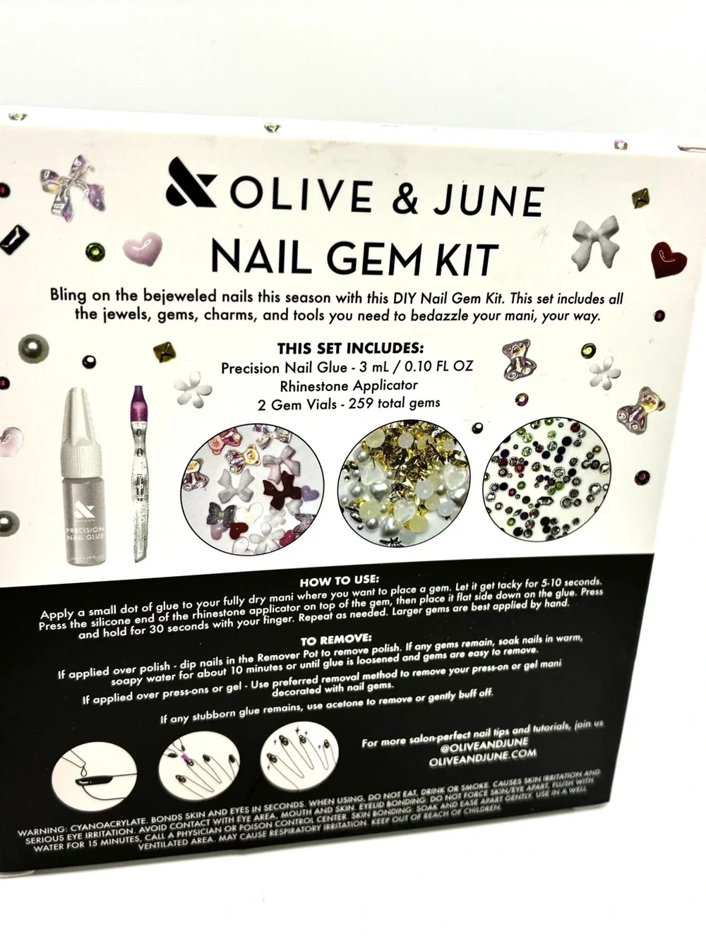 Olive & June Nail Gem Kit - Picture 2 of 3
